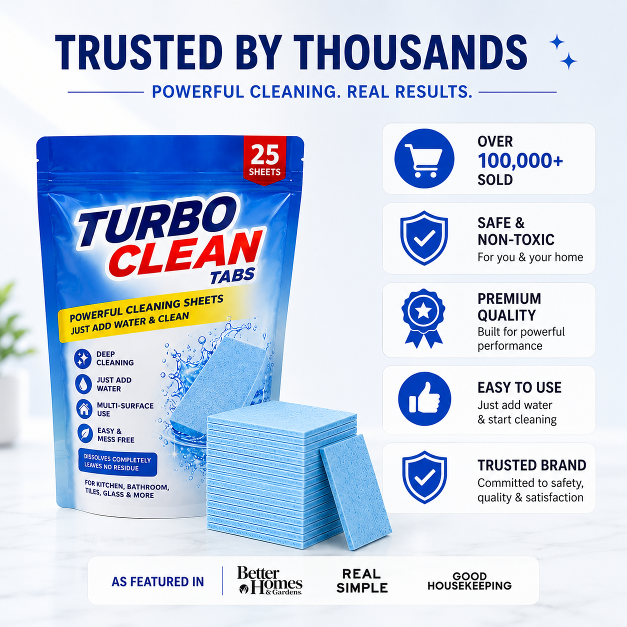 Turbo Clean Tabs (Pack of 25)