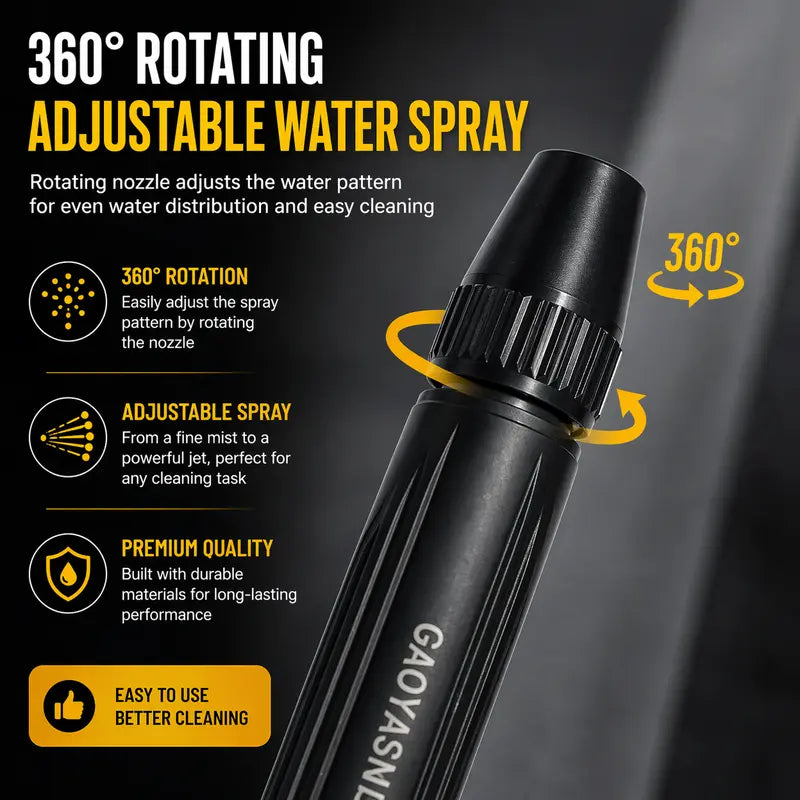 5-in-1 High Pressure Cleaning & Washing Nozzle