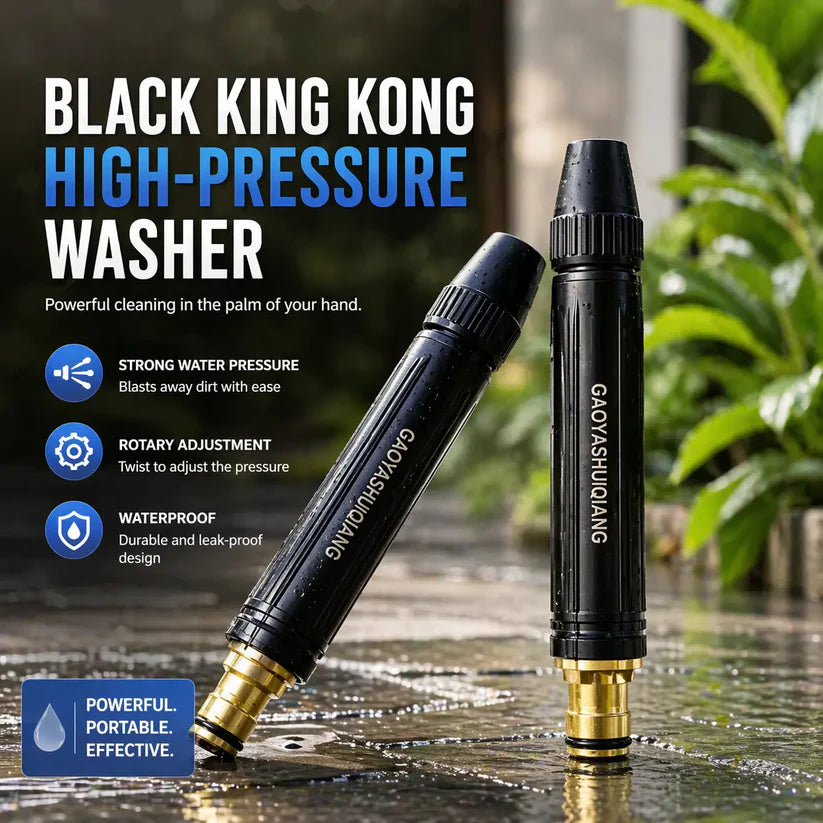 5-in-1 High Pressure Cleaning & Washing Nozzle