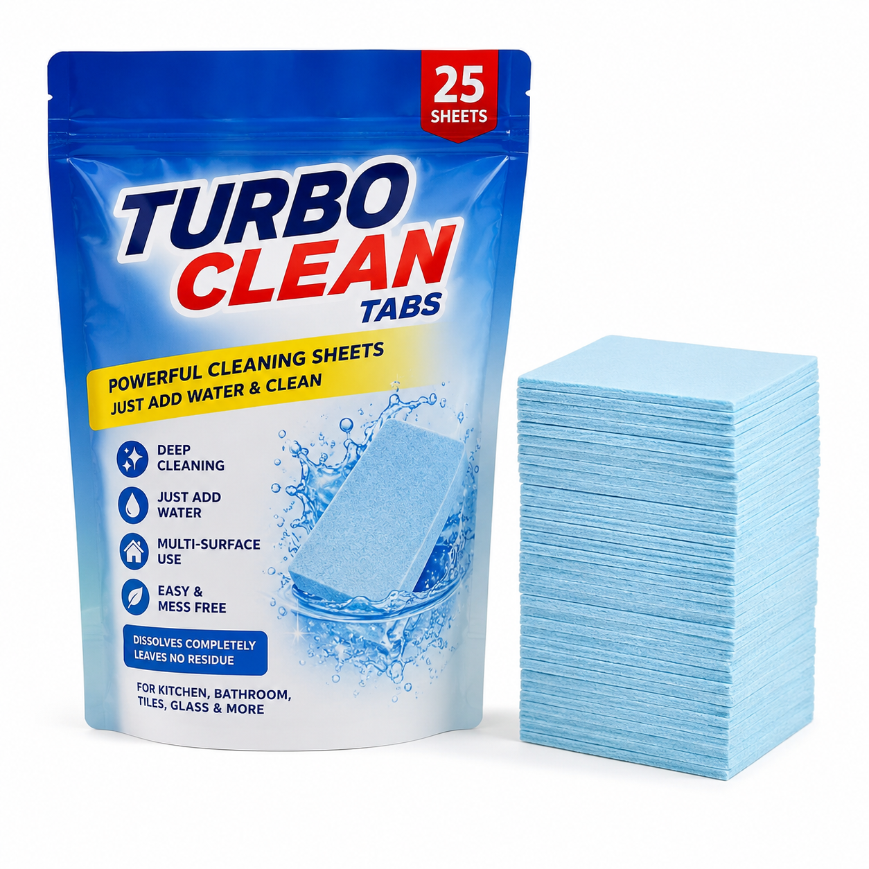 Turbo Clean Tabs (Pack of 25)