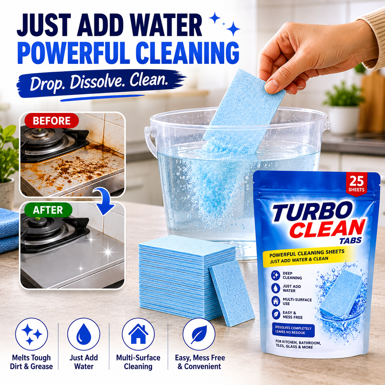 Turbo Clean Tabs (Pack of 25)