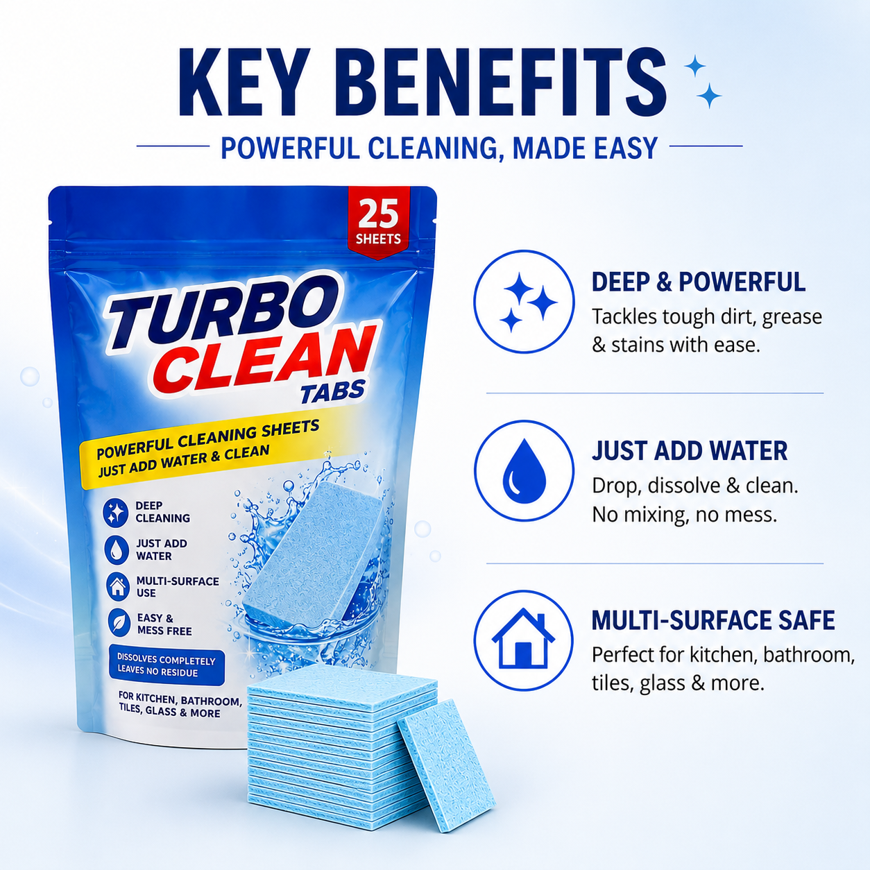 Turbo Clean Tabs (Pack of 25)