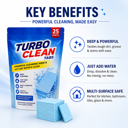 Turbo Clean Tabs (Pack of 25)