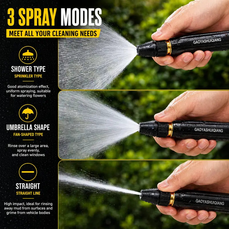 5-in-1 High Pressure Cleaning & Washing Nozzle